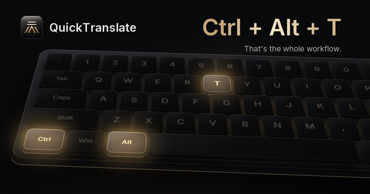 QTranslate alternative for Windows 11 and 10